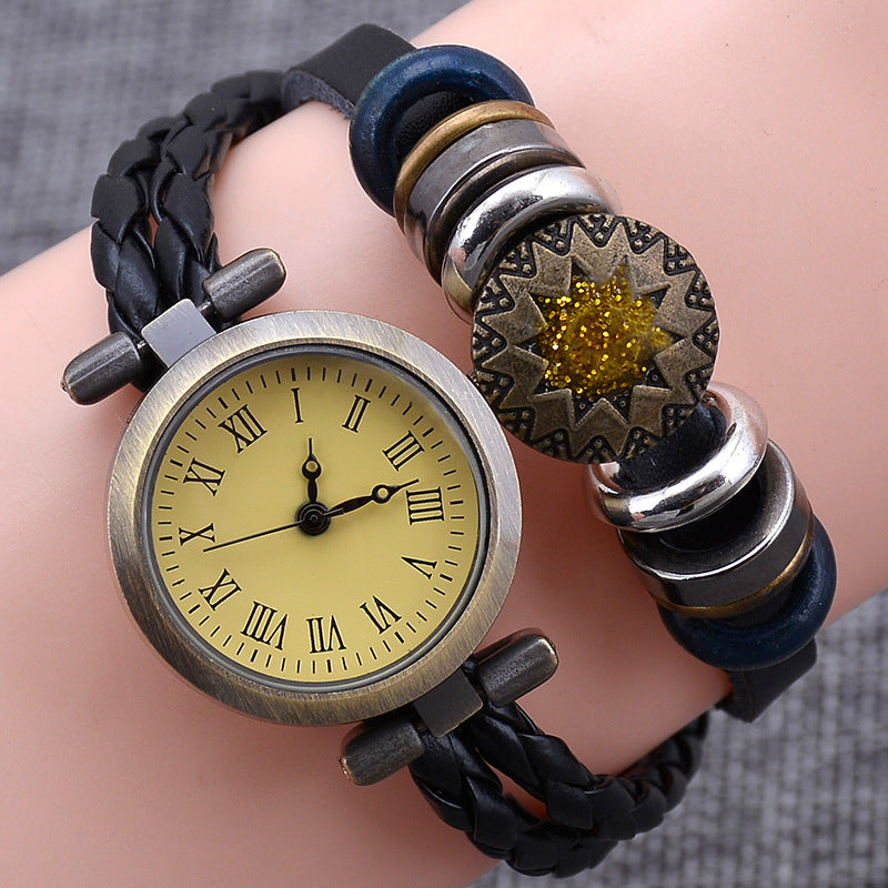 Vintage Craft Bracelet Twist Watch