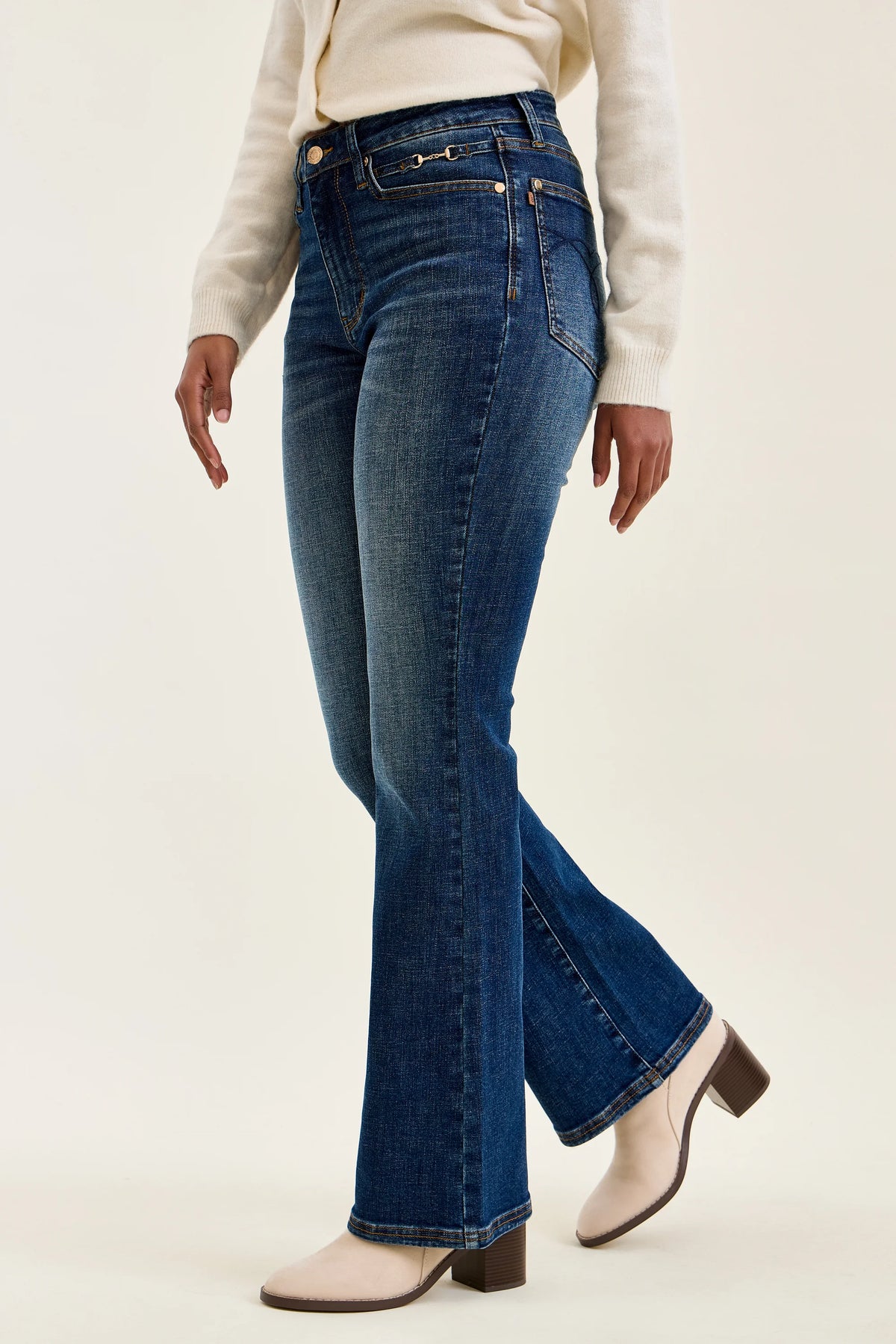 Judy Blue "Daisy" Mid Rise Bootcut Jeans