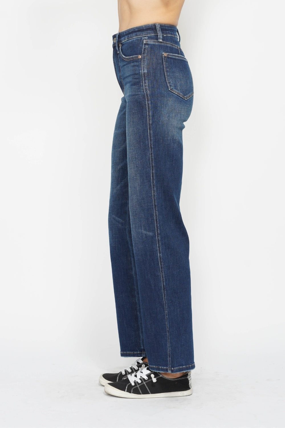 Judy Blue Women's High-Waisted Tummy Control Classic Straight Jeans