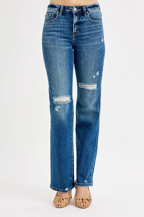 RISEN Straight Leg Jeans