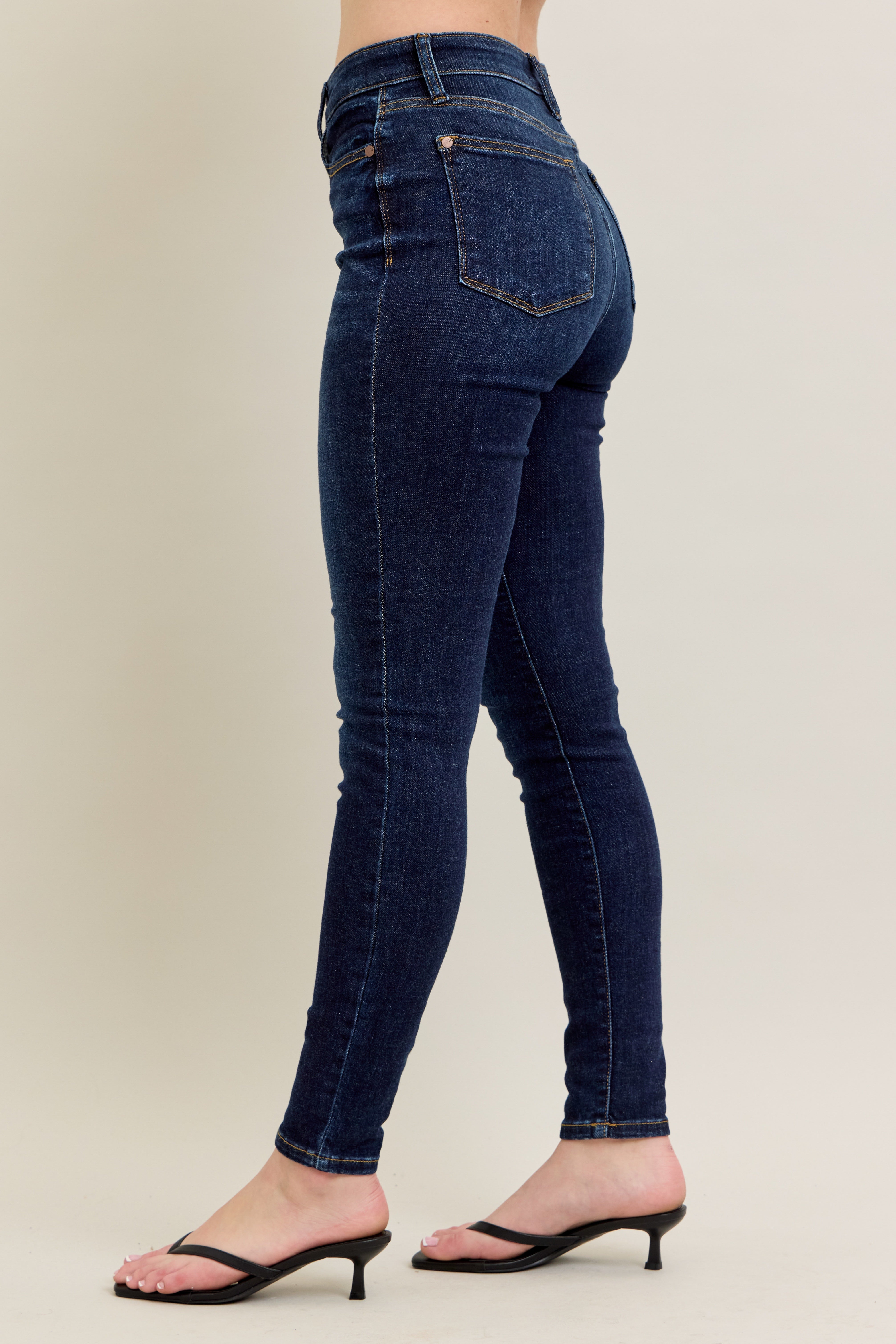 Judy Blue High Waist Handsand Skinny Jeans