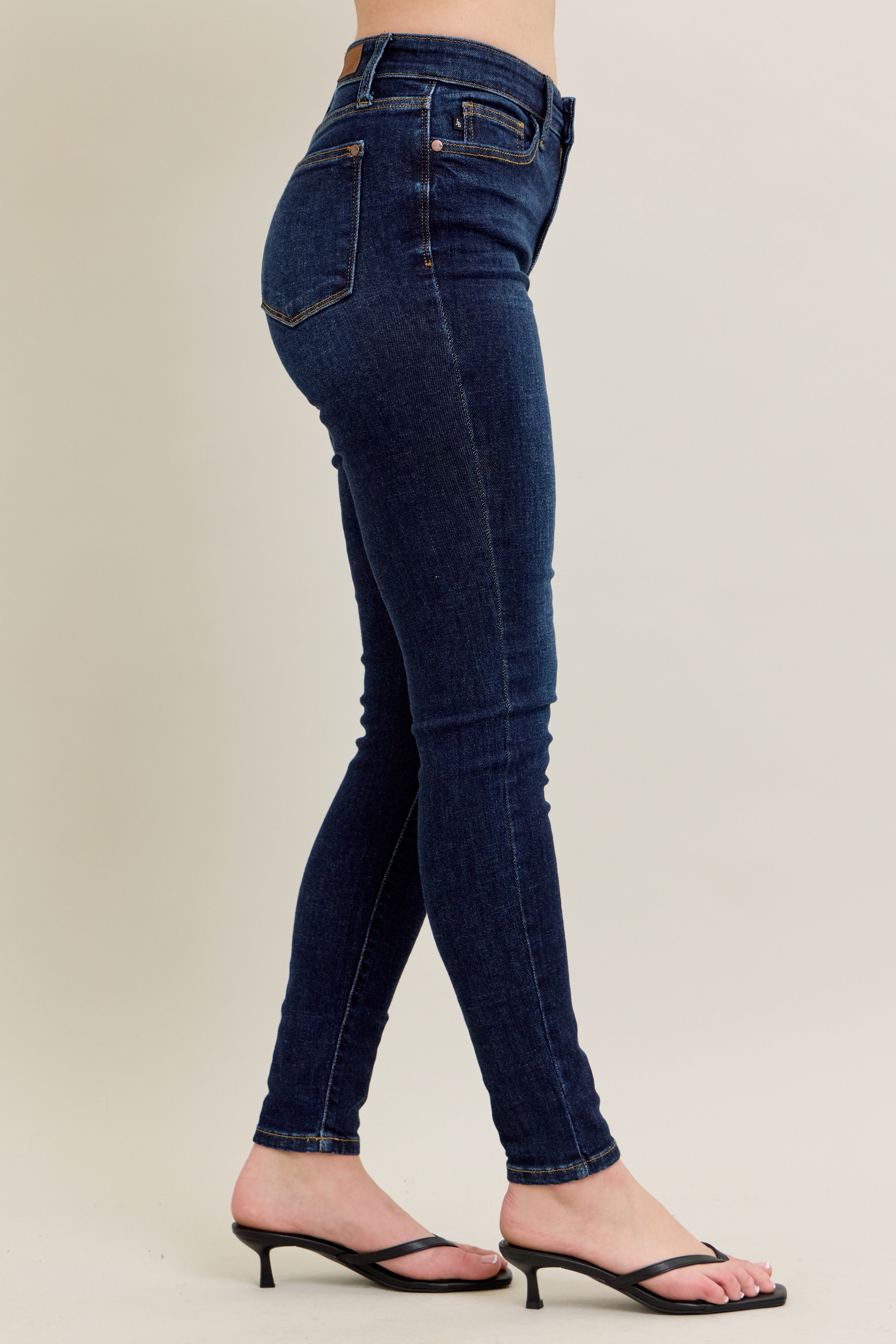 Judy Blue High Waist Handsand Skinny Jeans