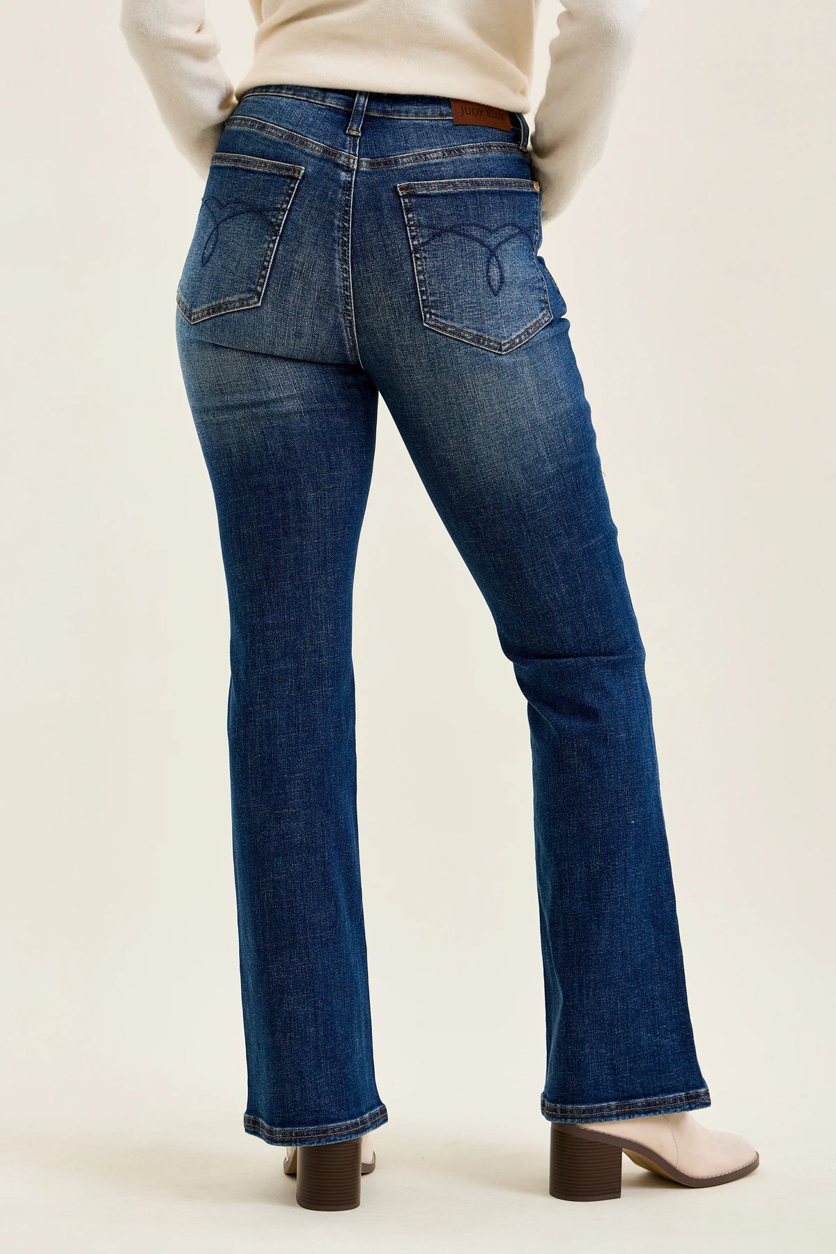 Judy Blue "Daisy" Mid Rise Bootcut Jeans
