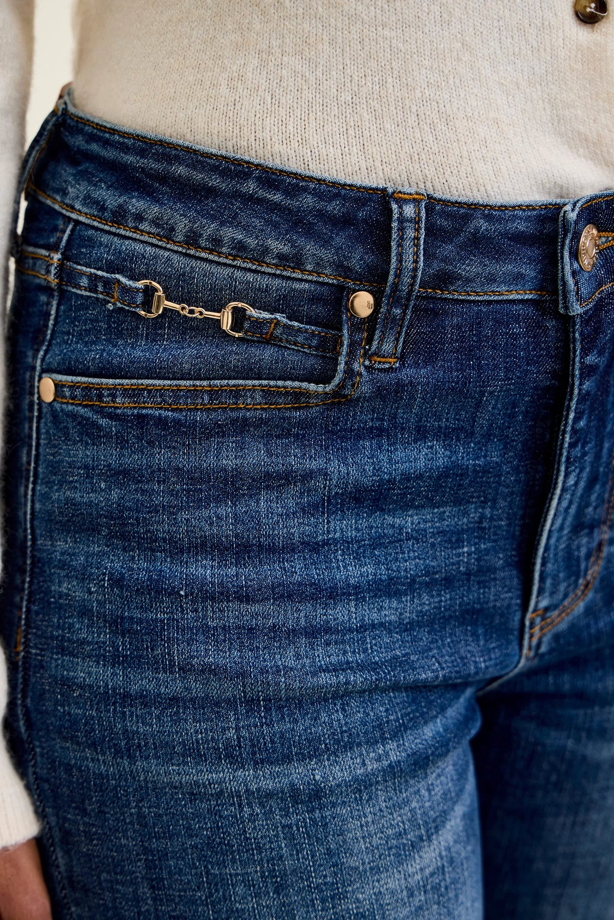 Judy Blue "Daisy" Mid Rise Bootcut Jeans
