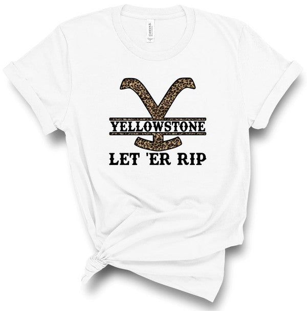 Yellowstone Let Er Rip Boutique Style Tee