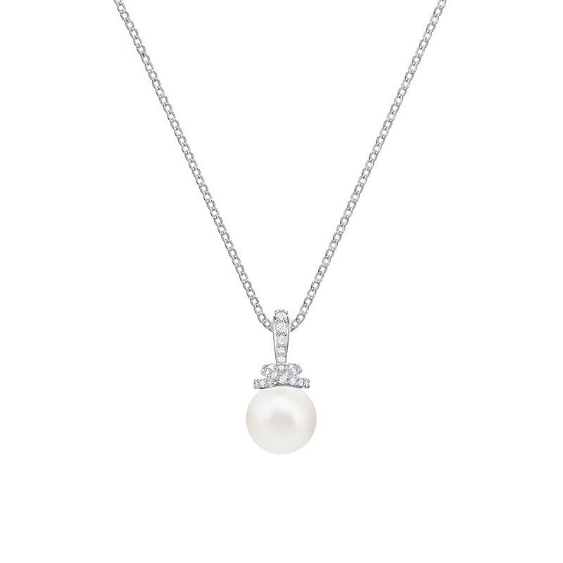 Elegant Temperament, All-Match, A More Elegant And Intellectual Pearl Jewelry With Diamonds