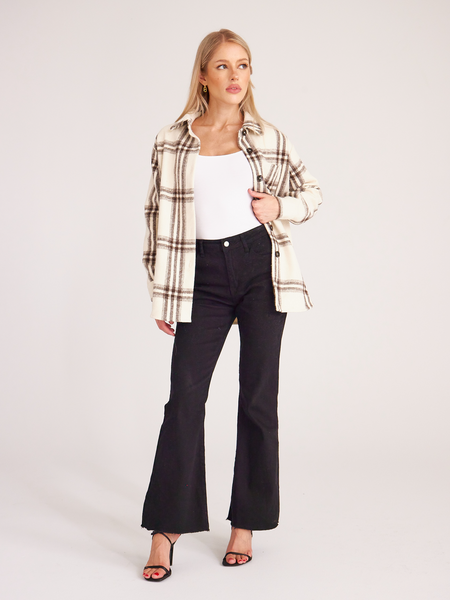 Classic Plaid Shirt Jacket