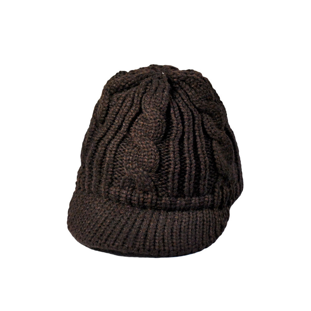 Woolen cap, knitted cap, ear protection cap