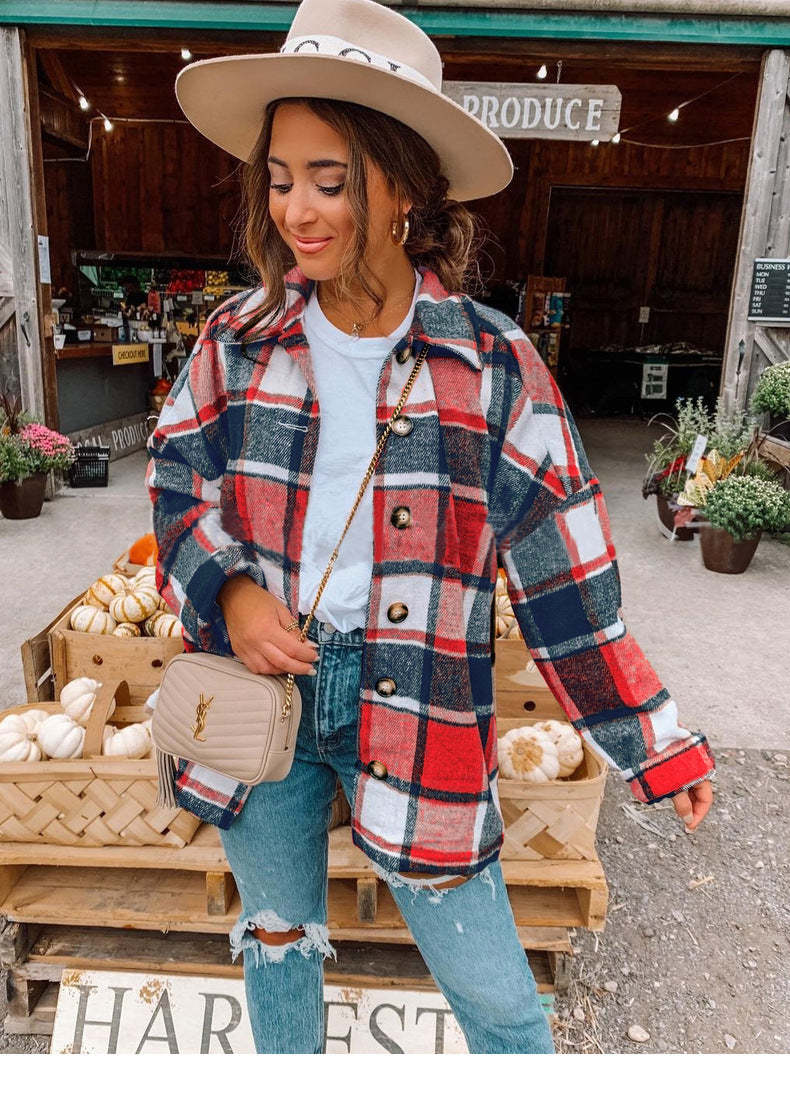 Long Sleeve Plaid Shirt