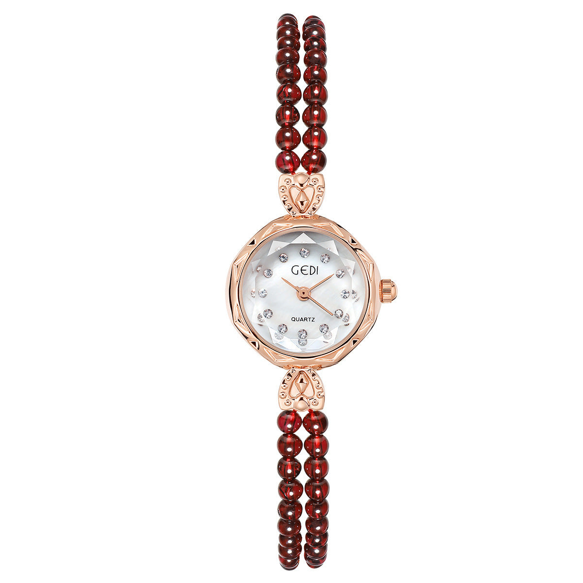 Niche Creative And Slightly Luxury Pearls Strap Watch