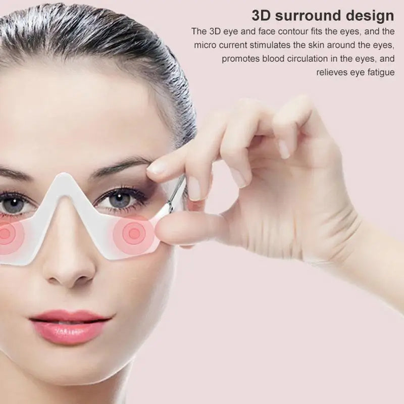 3D Eye Beauty Micro-Current Pulse Eye Relax Reduce Wrinkles And Dark Circle Remove Eye Bags Massager Beauty Instrument