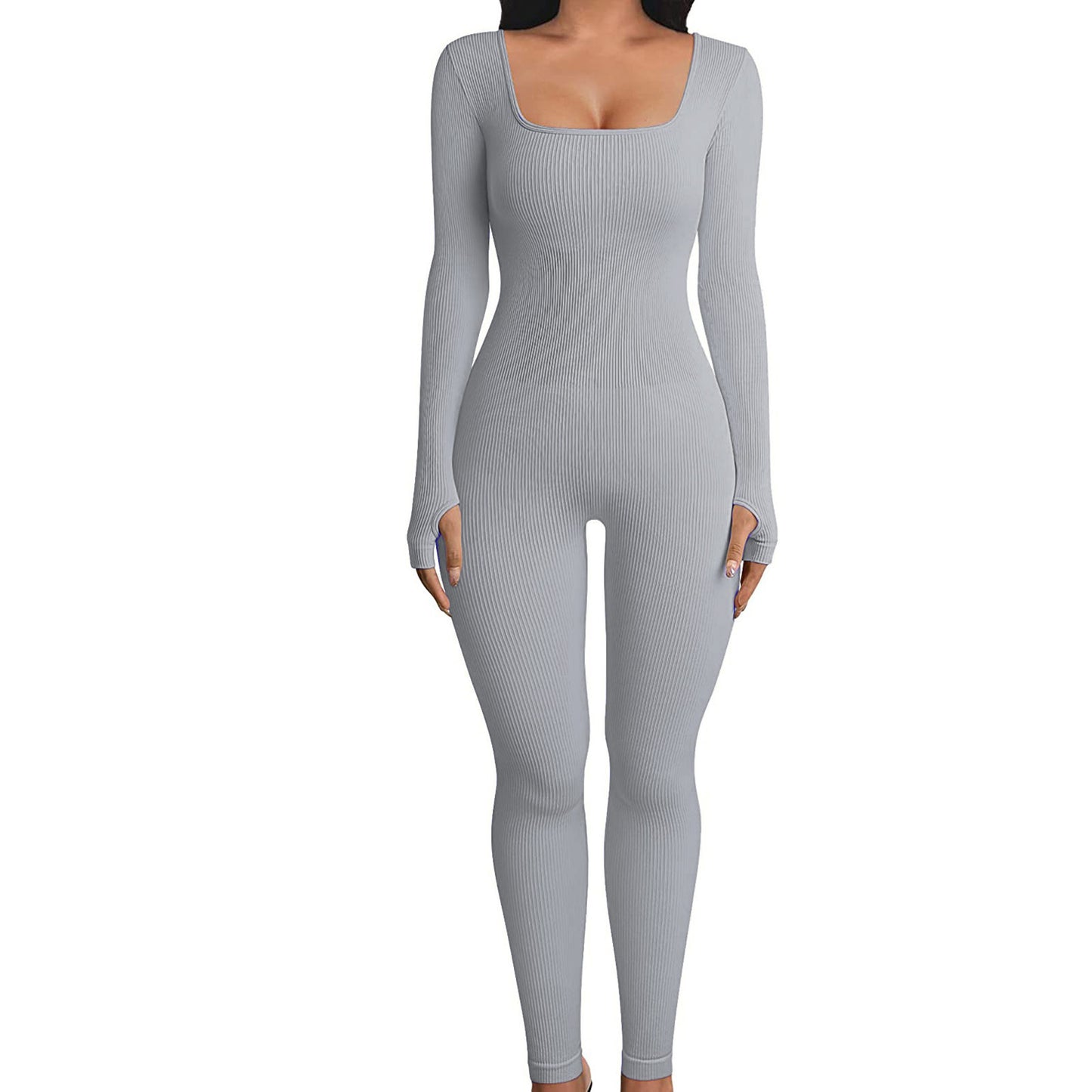 Fitness Long Sleeve Jumpsuit