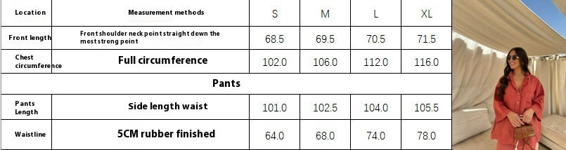 Casual Polyester Pocket Shirt Pants Suitable For Women's Wide Leg Pants, Long Sleeved Shirt Set, Women's Loose High Street Two-piece Set