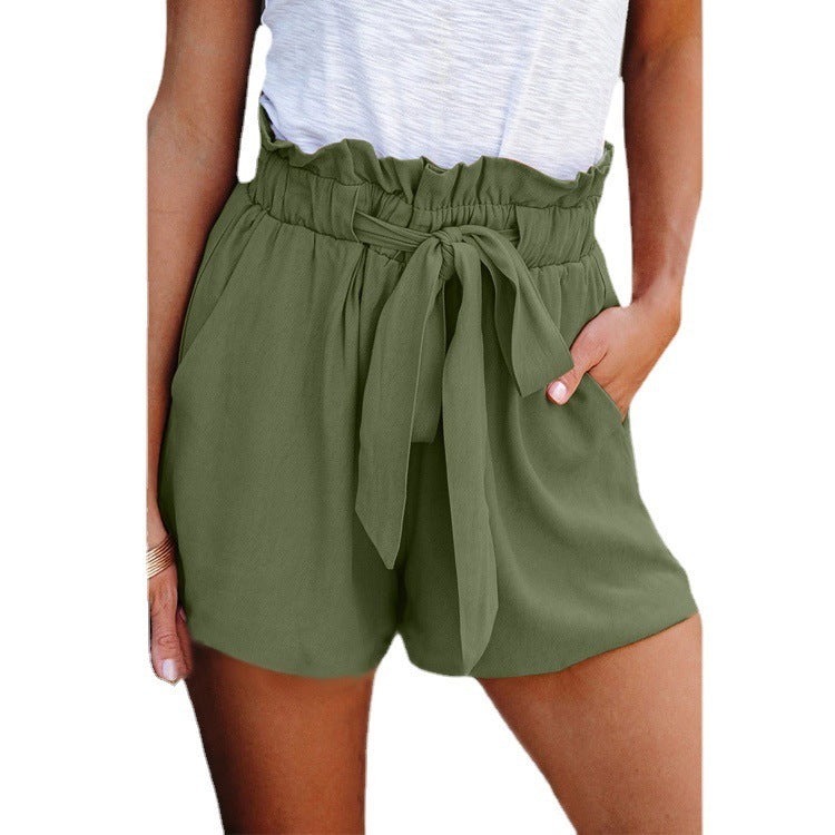 Casual Loose High Waist Shorts