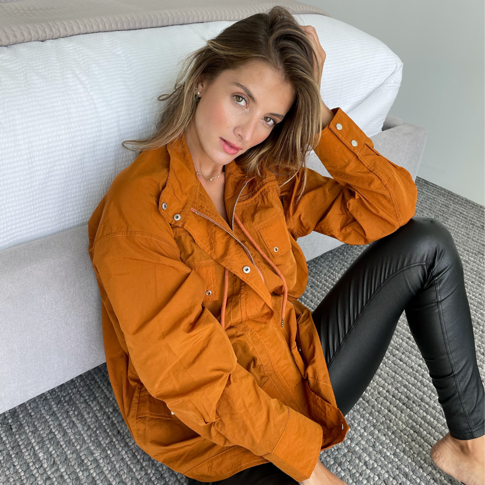 Rust Orange Lightweight Jacket