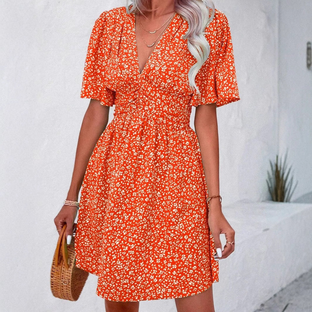 Short Sleeve Comfort And Casual Dress