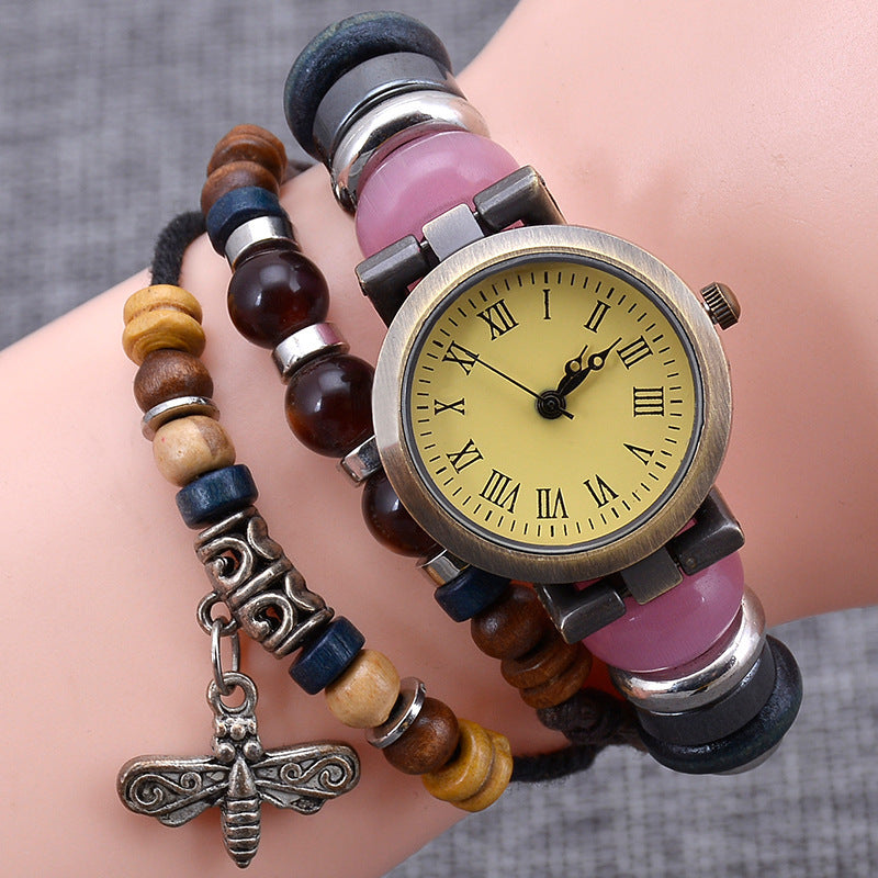 Vintage Craft Bracelet Twist Watch