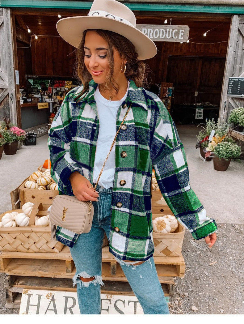 Long Sleeve Plaid Shirt