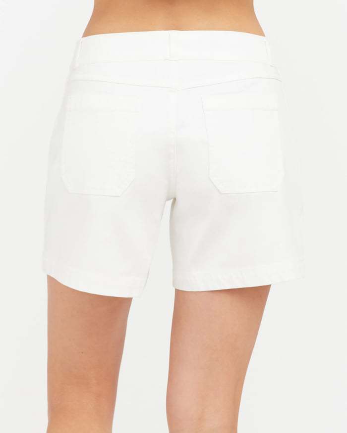 High Waist Overalls Casual Shorts Cotton And Linen Thin A- Line