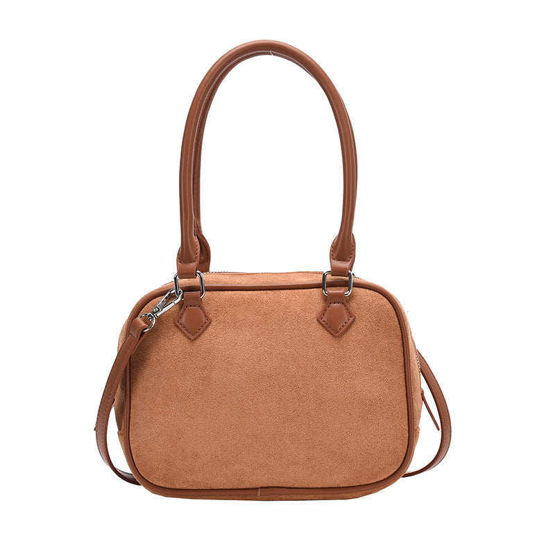 Crossbody Suede Handbag