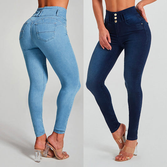 High Waist Women's Skinny Jeans