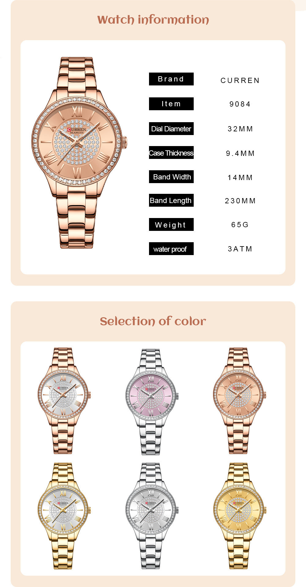 Casual Women's Quartz Watch