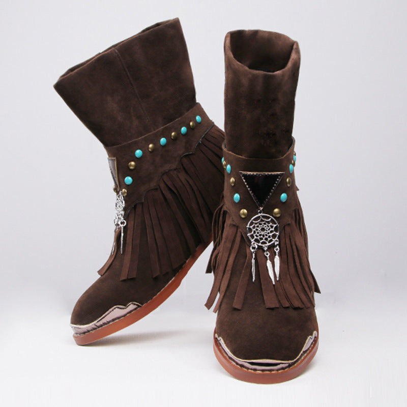 Tassel boots