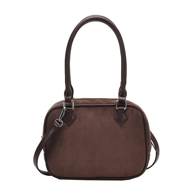 Crossbody Suede Handbag