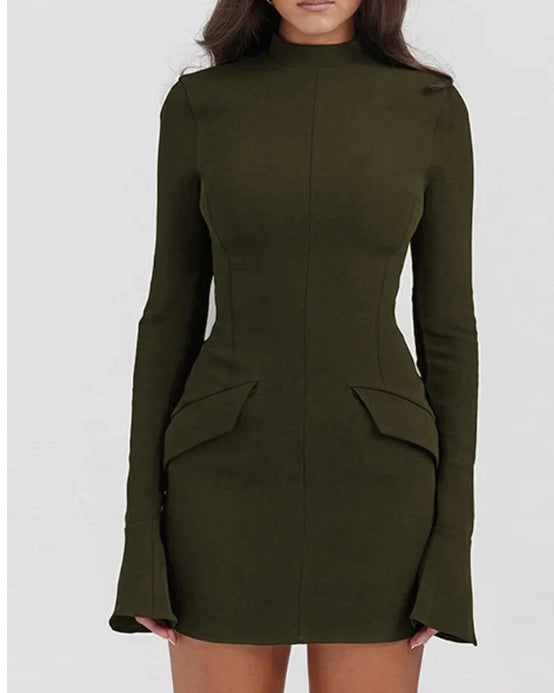 Slim-fit Long-sleeved Dress