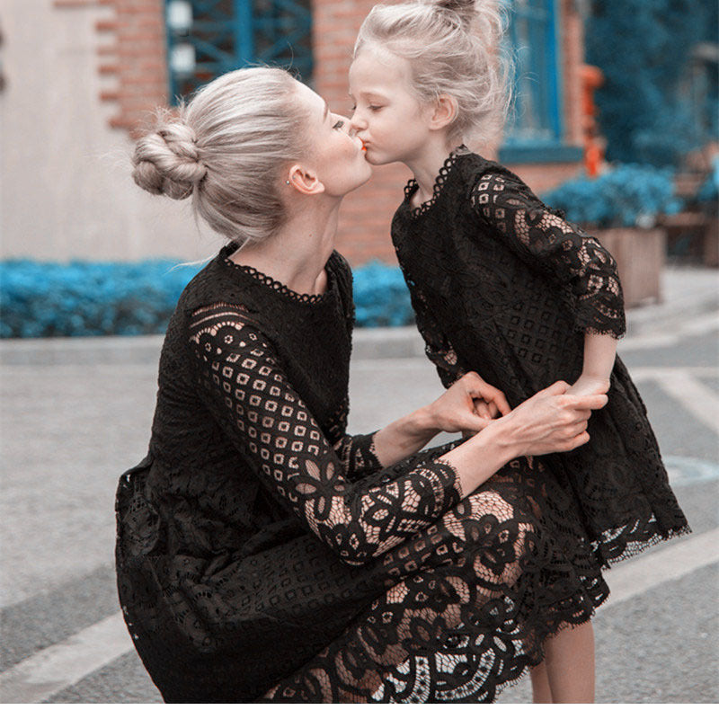 Mother And Daughter Lace Dresses