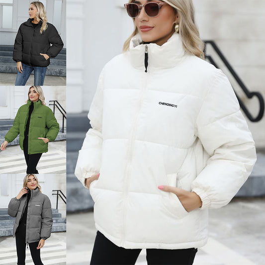 Casual Windproof Down Cotton Coat