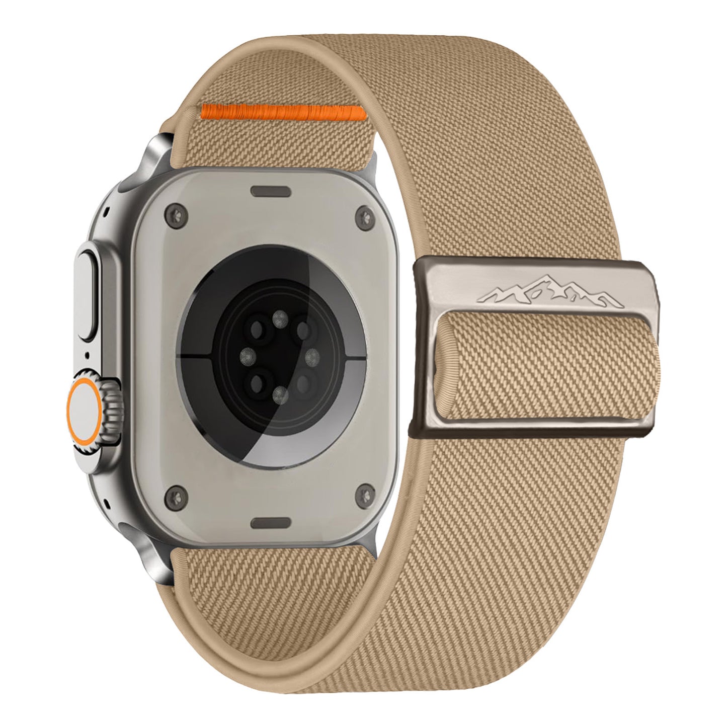 Stretch Nylon Woven Strap Applewatch Strap Double-sided Twill Adjustable Buckle Woven Strap