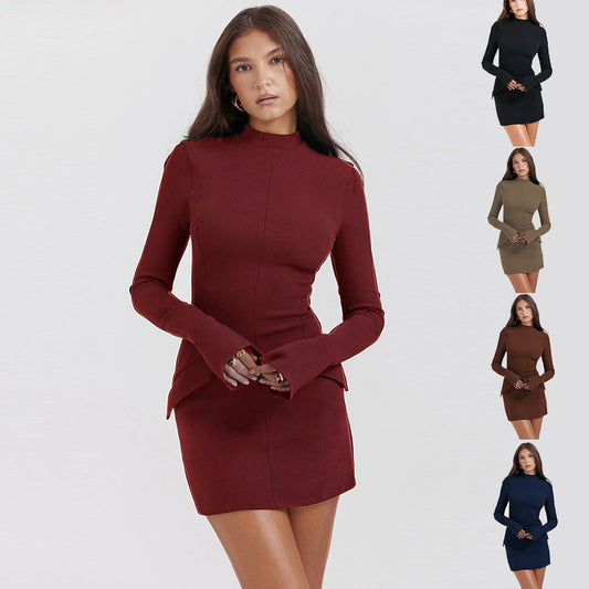 Long Sleeve Dress With Pockets