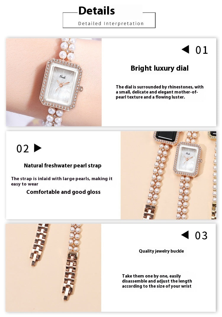 Shell Pearls Women's Creative Quartz Watch