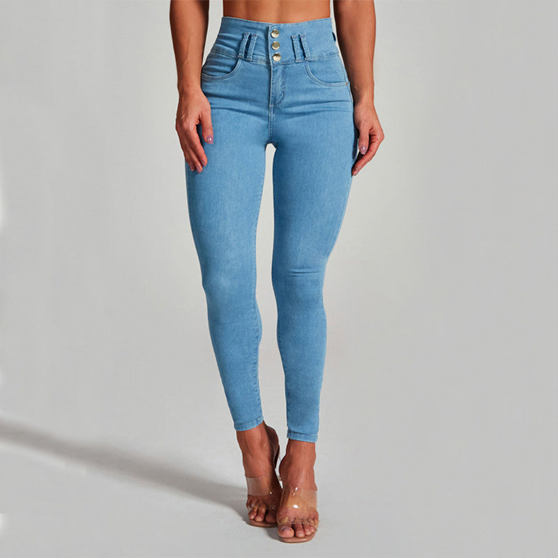 High Waist Women's Skinny Jeans