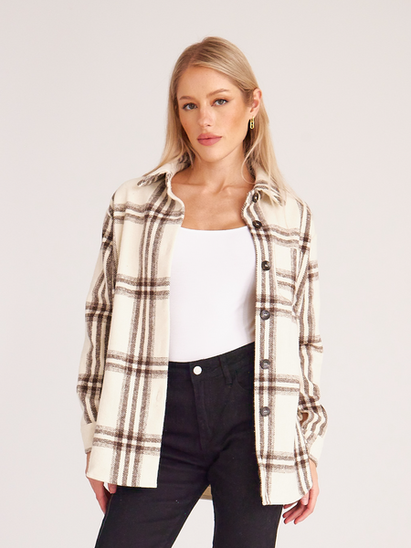 Classic Plaid Shirt Jacket