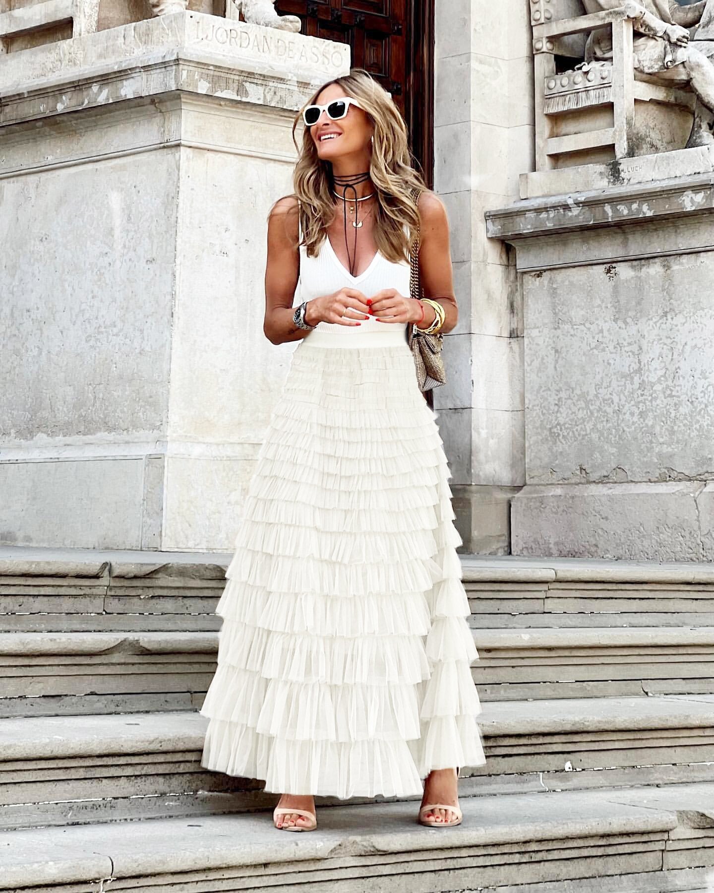 Layered Ruffles Cake Skirt