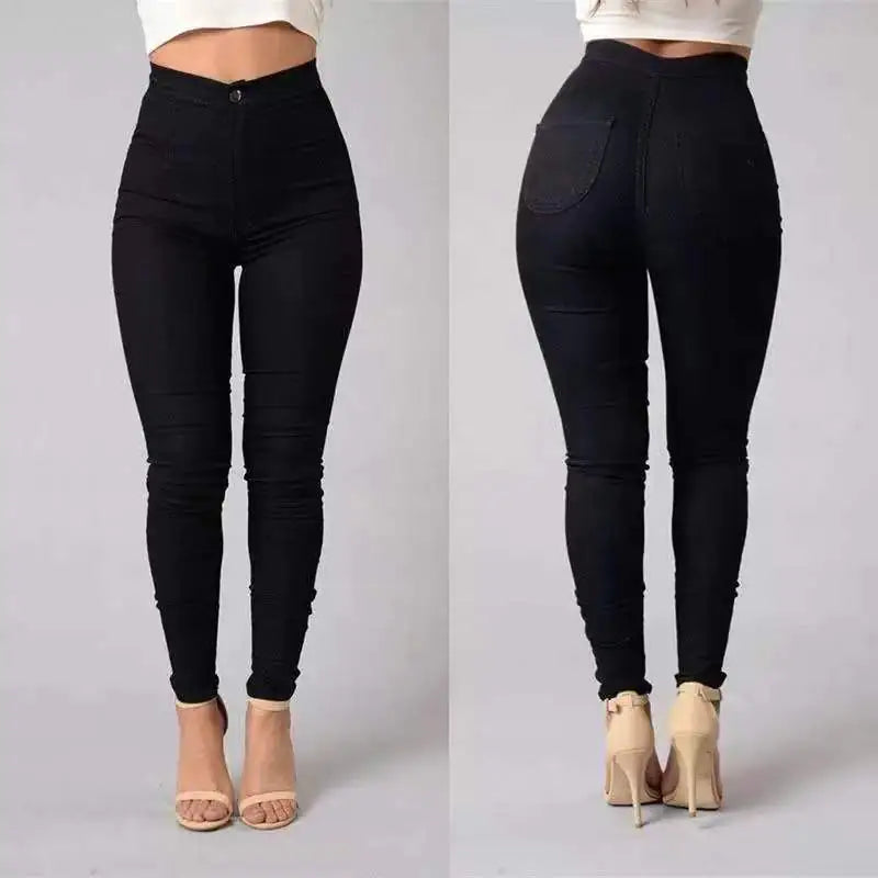 High-Waist Skinny Jeans