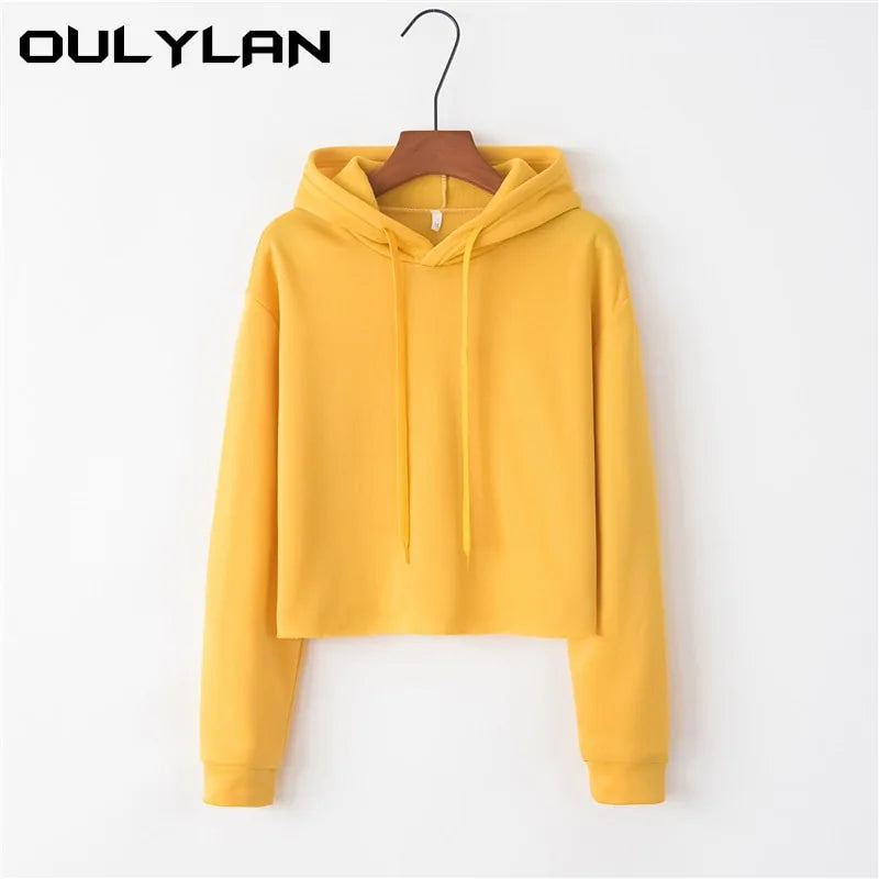 Crop Hoodies Sweatshirt