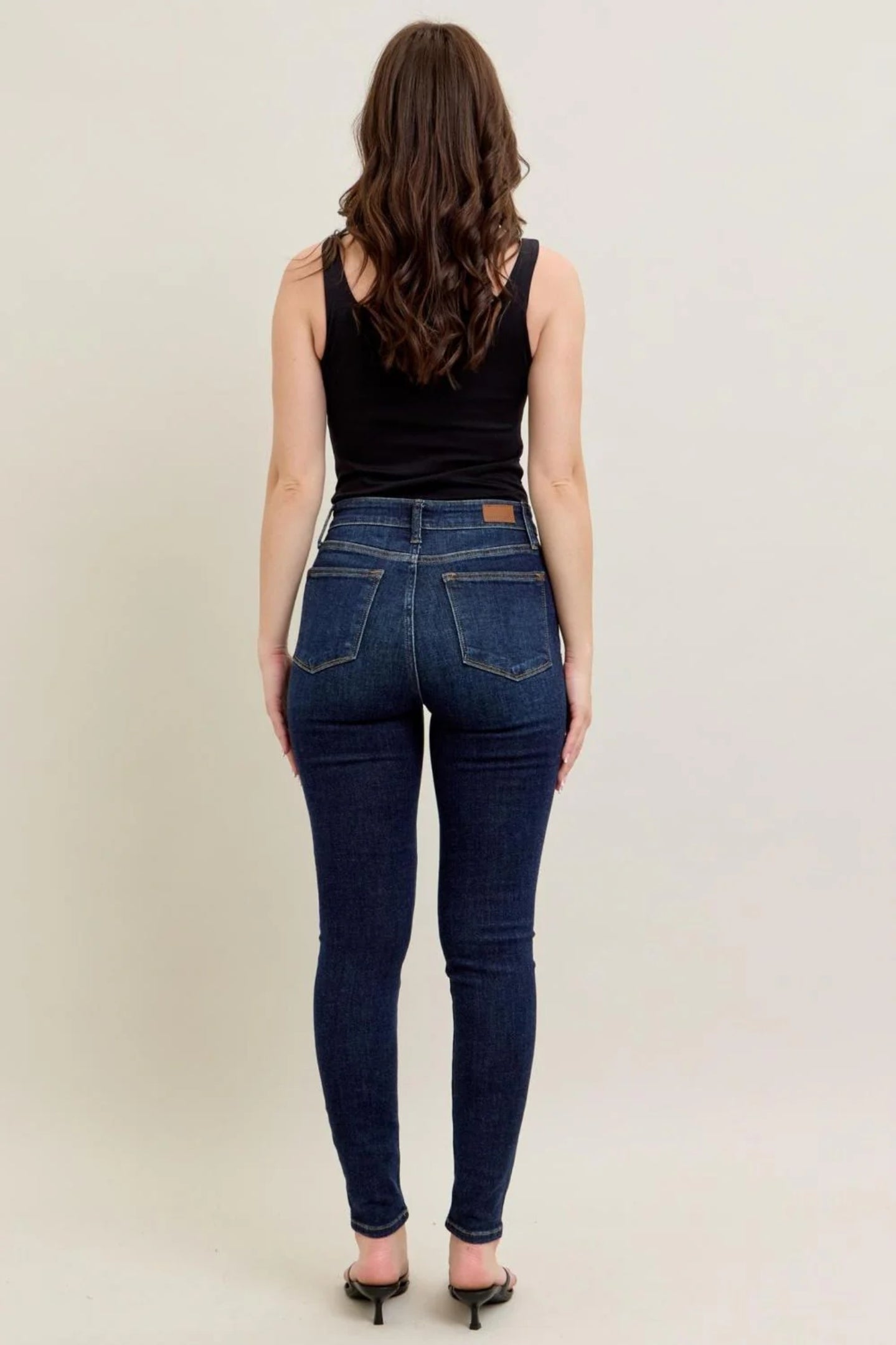 Judy Blue High Waist Handsand Skinny Jeans