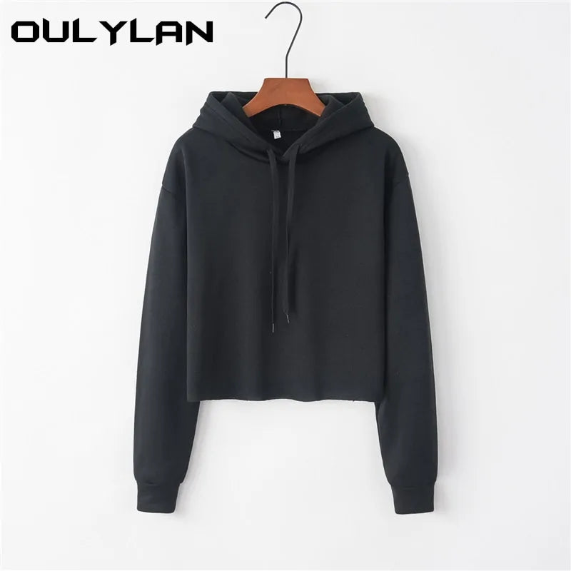 Crop Hoodies Sweatshirt